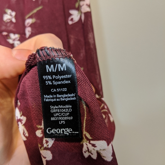 Mesh floral 70s style bell sleeve top - Picture 2 of 5